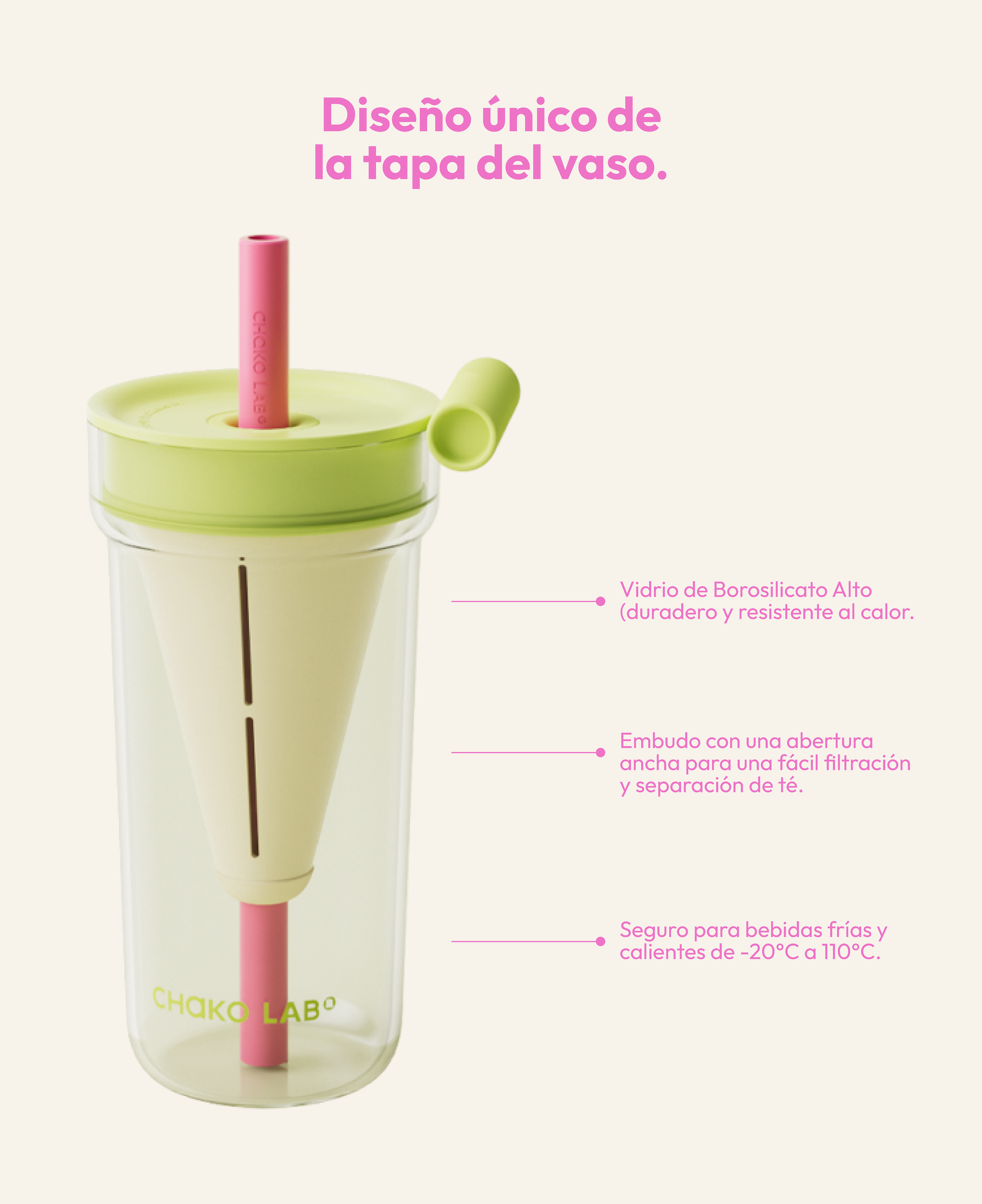 Funnel Glass Cup | Chako Lab